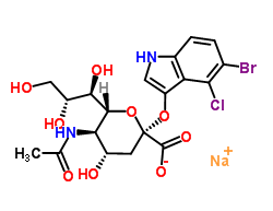 5-溴-4-氯-3-吲哚基-α-D-N-乙酰神经氨酸钠盐