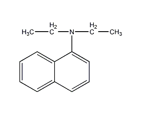 n,n-二乙基-1-萘胺结构式