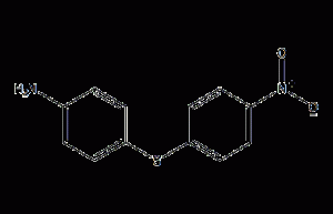 4-氨基-4'-硝基二苯硫醚结构式