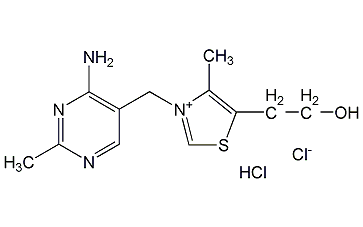 维生素b1盐酸盐结构式