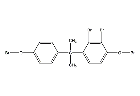 四溴双酚 a结构式