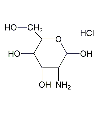 d-(+)-葡糖胺盐酸盐结构式