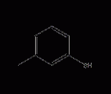 间甲苯硫酚结构式