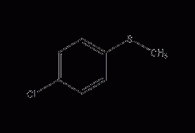 4-氯茴香硫醚结构式