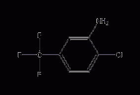 3-氨基-4-氯三氟甲苯结构式