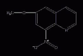 6-甲氧基-8-硝基喹啉结构式