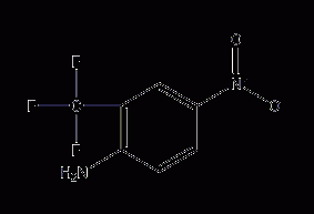4-硝基-2-三氟甲基苯胺结构式