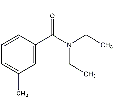 n,n-二乙基间甲酰胺结构式