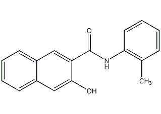 n-(3-羟基-2-萘甲酰基)邻胺结构式